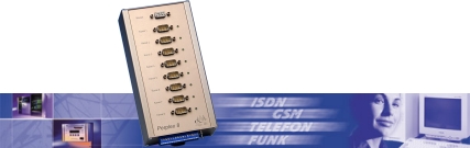 8-Kanal Multiplexer f&uuml;r RS232-Schnittstellen